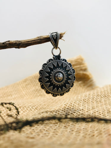 925 Mandala Silver Pendant